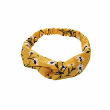 Load image into Gallery viewer, Headband - Floral - Tumeric Yellow
