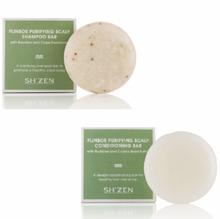 Load image into Gallery viewer, Sh&#39;Zen Fijnbos Purifying Scalp Shampoo &amp; Conditioning Bars
