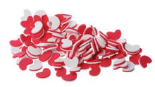Load image into Gallery viewer, Red and white bean shape Greenbean counters 
