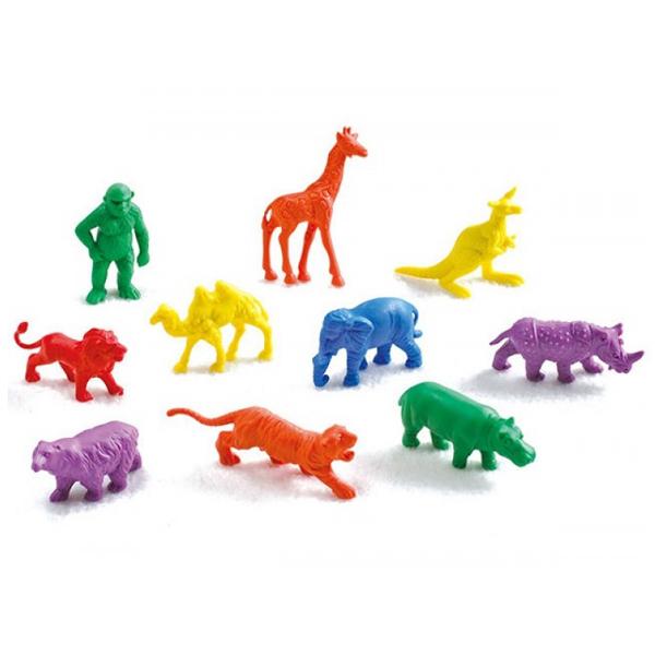 Wild animal counters, 60pc