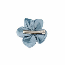 Load image into Gallery viewer, Hair Clip - Fabric Flower - Light Blue

