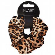 Load image into Gallery viewer, Scrunchies - black &amp; leopard print
