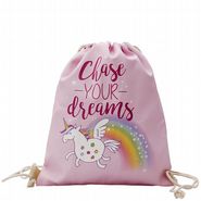 Drawstring bag - unicorn