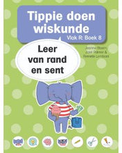 Load image into Gallery viewer, Tippie doen wiskunde - Vlak R Boek 8:  Leer van rand en sent
