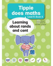 Load image into Gallery viewer, Tippie does maths - Level R Book 8 - Learning about rands and cent
