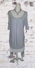 Load image into Gallery viewer, Ladies Leisure Top - Light Grey - Earth Angel Clothing
