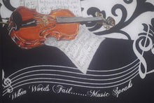 Load image into Gallery viewer, Sleeveless dress - When words fail, music speaks - XL
