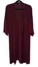 Load image into Gallery viewer, Long jacket - maroon
