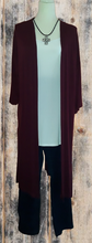 Load image into Gallery viewer, Long jacket - maroon
