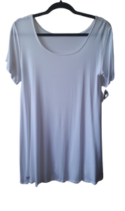 Cap sleeve top - white