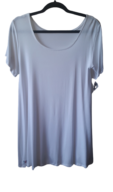 Cap sleeve top - white