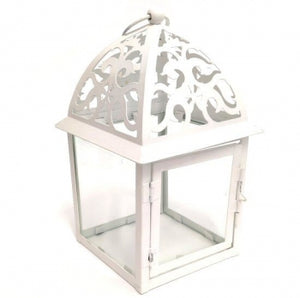 Small antique white lantern