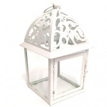 Load image into Gallery viewer, Medium antique white lantern
