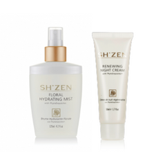 Load image into Gallery viewer, Sh&#39;Zen Phyto Floral Hydrating Mist (125ml) &amp; Renewing Night Cream (50ml)
