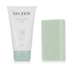 Sh'Zen Moisturiser for feet & Scrub Stone