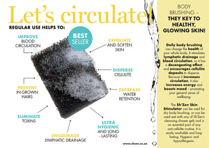 Sh'Zen Skin Stimulators (black bath sponges):  1 x oval & 1 x retangle