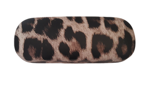 Leopard Print Glasses Case