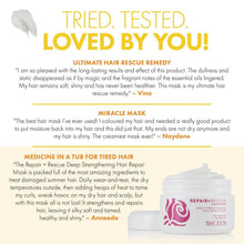 Load image into Gallery viewer, ShZen Repair &amp; Rescue Deep Strengthening Hair Repair Mask with customer reviews
